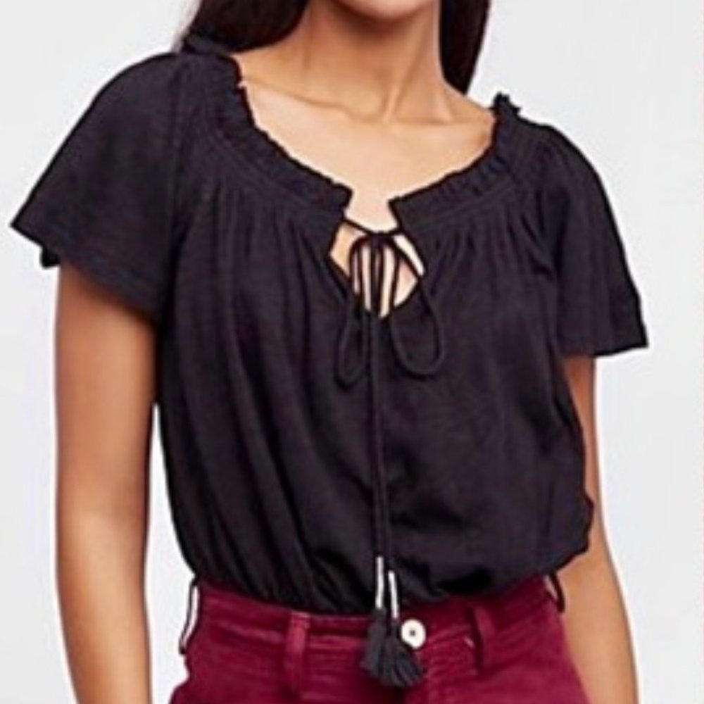 We the Free | Free People | Hummingbird Peasant Blouse